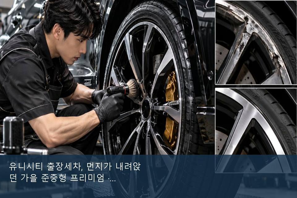 유니시티 출장세차, 먼지가 내려앉던 가을 준중형 프리미엄 · 차종 기준 금액